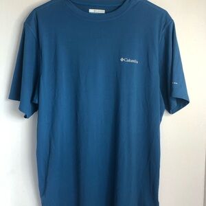 Columbia Men's Ocean Blue Short Sleeve Tee